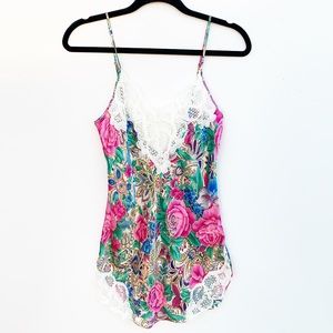 Victoria’s Secret Vintage Floral Lace Slip Dress